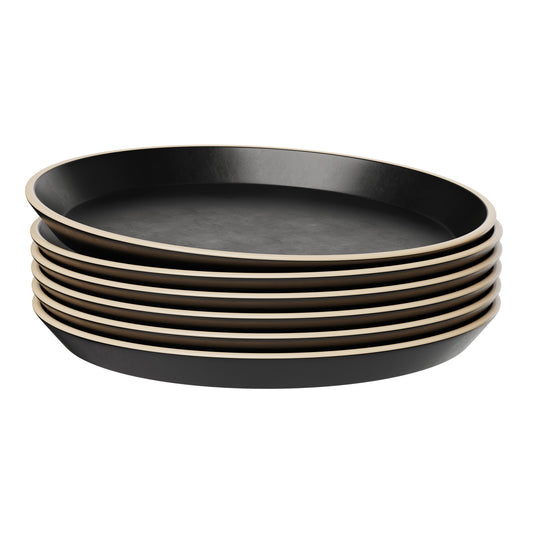 Kook Nordic Ceramic Salad Plates 7.5in Set of 6