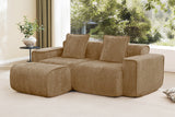 HARRISON 78" Loveseat with 1 Ottoman