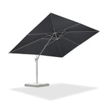 PURPLE LEAF Morden White Outdoor Umbrella Premium Aluminum Patio Cantilever Pool Sun Umbrellas