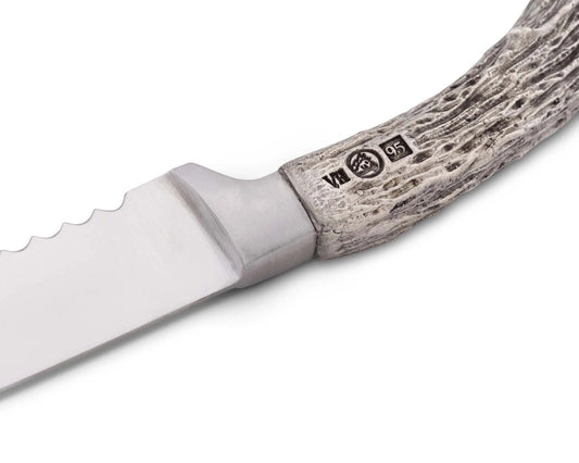 Baguette Board with Antler Bread Knife