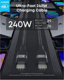Anker Laptop Power Bank (25K, 165W, Built-In and Retractable Cables)