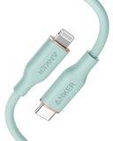Anker <b>641</b> USB-C to Lightning Cable (Flow, 3 ft Silicone)