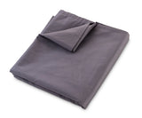 Grey Cotton Sateen Flat Sheet