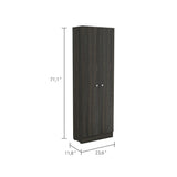 Lombardi Tall Cabinet with Five Drawers, Kitchen Pantry
