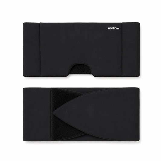 Adjustable Weighted Eye Mask Black