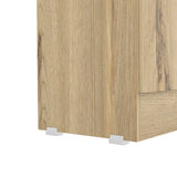 Tuhome Lambardi Tall Multistorage Cabinet with Double Door Design, Five Deep Interior Shelves, Freestanding Vertical Storage Solution for Kitchens, Laundry Rooms, Bedrooms or Utility Areas to Maximize Home Organization