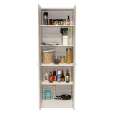 Lombardi Tall Cabinet with Five Drawers, Kitchen Pantry