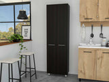 Baleare Pantry Cabinet, Five Interior Shelves, Four Legs