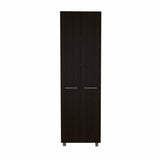 Baleare Pantry Cabinet, Five Interior Shelves, Four Legs