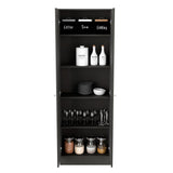 Lombardi Tall Cabinet with Five Drawers, Kitchen Pantry