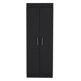 TUHOME Nepal Pantry Cabinet with Two-Door Vertical Storage, Five Spacious Interior Shelves, Easy-Access Handles, Space-Efficient Design for Organizing Groceries, Kitchenware and Everyday Essentials in Modern Kitchens