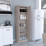 Lombardi Tall Cabinet with Five Drawers, Kitchen Pantry