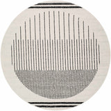 Angus Black&White Geometric Area Rug