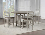 Abacus 5-Piece Counter Drop-Leaf Dining Set (Table & 4 Chairs)