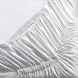 Silken Sateen TENCEL™ Adjustable Fitted Sheet White