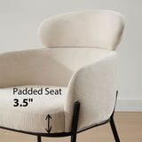 Aila Modern Upholstered Dining Chair (Set of 6)