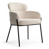 Aila Modern Upholstered Dining Chair (Set of 2)