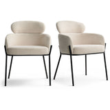 Aila Modern Upholstered Dining Chair (Set of 2)