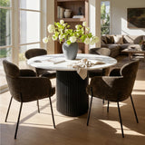 Aila Modern Upholstered Dining Chair (Set of 4)
