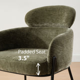 Aila Modern Upholstered Dining Chair (Set of 2)