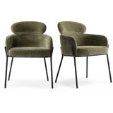 Aila Modern Upholstered Dining Chair (Set of 6)