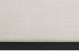 Alfie Bed - Luxurious Linen Upholstered Full Bed with Tall Headboard and Solid Wood Base Design