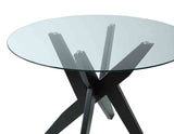 Amalie Grey 5-Piece Dining Set (Table & 4 Chairs)