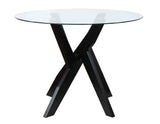Amalie Grey 5-Piece Dining Set (Table & 4 Chairs)