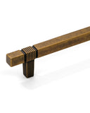 DESIGN3909 Champagne Bronze Cabinet Pulls | Square Cabinet Handles for Cabinets & Drawers