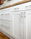 DESIGN3067 Modern Transitional Cabinet Pulls – Brushed Satin Nickel, Sleek & Timeless