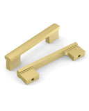 DESIGN4497 Timeless Modern Cabinet Pulls – Brushed Gold, Easy to Install, Durable