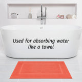 American Soft Linen Bekos 100% Cotton Bath Mat Set, 2 Piece 20x34 inches Bath Mats for Bathroom