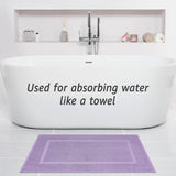 American Soft Linen Bekos 100% Cotton Bath Mat Set, 2 Piece 20x34 inches Bath Mats for Bathroom