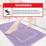 American Soft Linen Bekos 100% Cotton Bath Mat Set, 2 Piece 20x34 inches Bath Mats for Bathroom