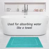 American Soft Linen Bekos 100% Cotton Bath Mat Set, 2 Piece 20x34 inches Bath Mats for Bathroom