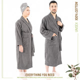 American Soft Linen, 100% Cotton Robes for Women and Men, Soft Lightweight Unisex Couple Turkish Bathrobes