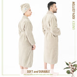 American Soft Linen, 100% Cotton Robes for Women and Men, Soft Lightweight Unisex Couple Turkish Bathrobes