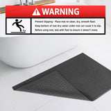 American Soft Linen 100% Cotton Bath Mat Rugs, 17x24 inches with Silicone Backing, Soft Absorbent Grip-Enhanced Bath Mats for Bathroom