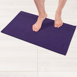 American Soft Linen 100% Cotton Bath Mat Rugs, 17x24 inches with Silicone Backing, Soft Absorbent Grip-Enhanced Bath Mats for Bathroom