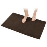 American Soft Linen 100% Cotton Bath Mat Rugs, 20x34 inches with Silicone Backing, Soft Absorbent Grip-Enhanced Bath Mats for Bathroom