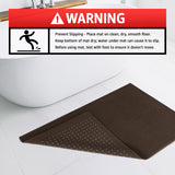 American Soft Linen 100% Cotton Bath Mat Rugs, 20x34 inches with Silicone Backing, Soft Absorbent Grip-Enhanced Bath Mats for Bathroom