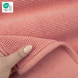 American Soft Linen 100% Cotton Bath Mat Rugs, 20x34 inches with Silicone Backing, Soft Absorbent Grip-Enhanced Bath Mats for Bathroom