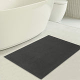 American Soft Linen 100% Cotton Bath Mat Rugs, 20x34 inches with Silicone Backing, Soft Absorbent Grip-Enhanced Bath Mats for Bathroom