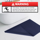 American Soft Linen 100% Cotton Bath Mat Rugs, 20x34 inches with Silicone Backing, Soft Absorbent Grip-Enhanced Bath Mats for Bathroom