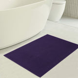 American Soft Linen 100% Cotton Bath Mat Rugs, 20x34 inches with Silicone Backing, Soft Absorbent Grip-Enhanced Bath Mats for Bathroom