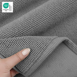 American Soft Linen 100% Cotton Bath Mat Rugs, 20x34 inches with Silicone Backing, Soft Absorbent Grip-Enhanced Bath Mats for Bathroom