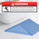 American Soft Linen 100% Cotton Bath Mat Rugs, 20x34 inches with Silicone Backing, Soft Absorbent Grip-Enhanced Bath Mats for Bathroom