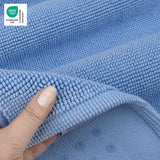 American Soft Linen 100% Cotton Bath Mat Rugs, 20x34 inches with Silicone Backing, Soft Absorbent Grip-Enhanced Bath Mats for Bathroom