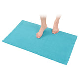 American Soft Linen 100% Cotton Bath Mat Rugs, 20x34 inches with Silicone Backing, Soft Absorbent Grip-Enhanced Bath Mats for Bathroom