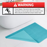 American Soft Linen 100% Cotton Bath Mat Rugs, 20x34 inches with Silicone Backing, Soft Absorbent Grip-Enhanced Bath Mats for Bathroom